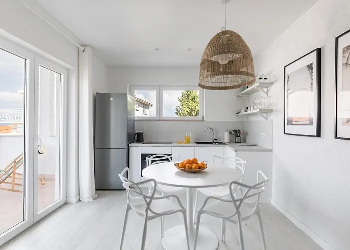 In Arbanija With Sea View, Terrace, Air Conditioning, Wifi 5139-1